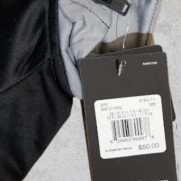 Jordan Infant MVP Tricot Set Tracksuit Boy 12 Month Black/ Gray NWT - Picture 3 of 7